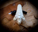 Smooth Special Handmade Large Size Eagle Claw Meerschaum Pipe With Leather Box-Astaş Meerschaum
