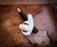 Cigarette Holder Eagle Claw Meerschaum Pipe With Leather Case-Astaş Meerschaum